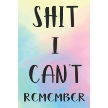 MUJGAN Shıt I Can’t Remember: Internet Password Logbook Large Print With Tabs | Black Lettering And Pastel Background Cover