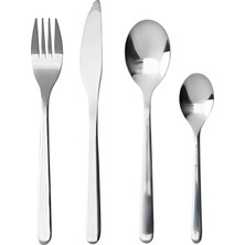 Odea Ikea Paslanmaz Çelik 1 Set Çatal Bıçak Takımı, 24 Parça, Cilalı Kaplama
