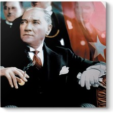 MUJGAN Mustafa Kemal Atatürk Tablosu 30 x 30