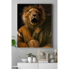 MUJGAN Postermanya (PSTER14981) Aslan Kral Sanatsal Kanvas Tablo 30 x 40