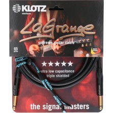 MUJGAN Klotz La-Grange Enstrüman Kablosu 3mt Altın Neutrik Uçlu