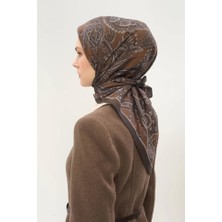 Silk Home Viskon Velora Eşarp Dört Mevsim Etro Desen Antrasit 161017-06