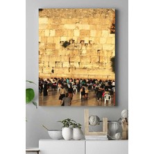 MUJGAN Postermanya (PSTER14935) Ağlama Duvarı Kutsal Mekan Kanvas Tablo 2 21 x 30