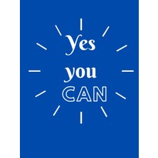 MUJGAN Excelente Cuaderno De Gran Tamaño “yes You Can”, Contiene En Su Interior 300 Pàgınas A Rayas, Medidas (8,25” x 11”). Regalo Para Toda Ocasión, De Uso. Más Información En La Descripción.