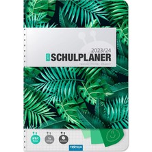 MUJGAN Trötsch Schulplaner Grün 23/24: Planer Schülerkalender Hausaufgabenheft Timer