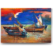 MUJGAN Tabloshop Tekneler Reprodüksiyon Tablo - 100X70CM