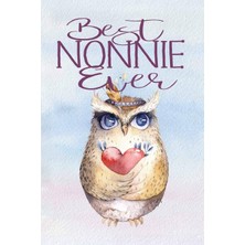 MUJGAN Best Nonnie Ever: Lined Notebook Journal