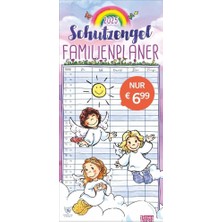 MUJGAN Schutzengel Familienplaner 2025: Times&more Kalender Mit 5 Spalten - Praktischer Familienplaner Für Die Wand Mit Süßen Schutzengeln Als Blickfang. Familienkalender 2025. (Familienplaner Heye)
