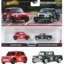 MUJGAN 1:64 Hot Wheels Premium Car Culture 2'li Paket Morris Mini & 67 Austin Mini Pickup HBL96 - JBK97