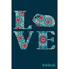 MUJGAN Love Guinea Pigs Notebook: Love Writing In This Journal - Lined 6 x 9-Inch Size With 120 Pages - Gift For Pet Lovers