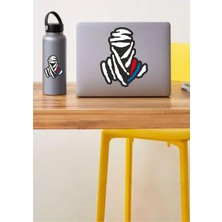MUJGAN Sticker Usta Dakar Araba Oto Motosiklet Karavan Sticker 00413 Renkli 12X9,5 cm