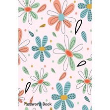 MUJGAN Password Book: Include Alphabetical Index With Large Bright Leaves Flowers Pattern