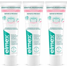 Elmex Sensitive Professional Repair & Prevent Diş Macunu 3 x 75 ml