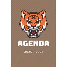 MUJGAN Agenda Scolaıre 2020 - 2021: Agenda Semainier (Septembre 2020/SEPTEMBRE 2021) | Agenda Ado Garçon Fille | Collège, Lycée, Étudiant | Gamer Tigre | 140 Pages D'organisations