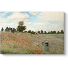 MUJGAN Claude Monet - Poppy Field Tablosu 45 x 30