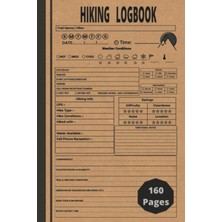 MUJGAN Hiking Logbook: 160 Pages Hiking Journal With Prompts To Write In, Trail Log Book, Hiker's Journal, Hiking Journal, Great Gift Idea For Hiker, Camper, Travelers / 6" x 9" Travel Size
