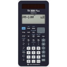 MUJGAN Texas Instruments TI-30X Plus Mathprint Bilimsel Okul Hesap Makinesi (4 Satırlı)