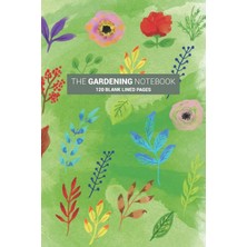 MUJGAN The Gardening Notebook: Herb Flower Vegetable Garden Journal Log Book: 120 Blank Lined Notebook Log Pages / 6" x 9"