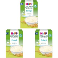 MUJGAN Hipp Organik Pirinçli Tahıl Bazlı Ek Gıda 200G 3lü Paket