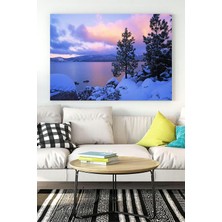 MUJGAN Postermanya (PSTER17078) Kış Kar Manzara Kanvas Tablo 21 x 30