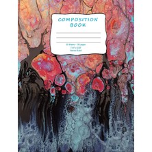 MUJGAN Composition Book: Narrow Ruled, 100 Pages, 7.44" x 9.69"