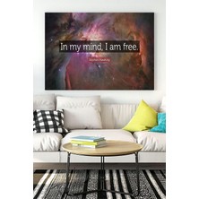 MUJGAN Postermanya (PSTER17400) Stephen Hawking In My Mind Motivasyon Kanvas Tablo 4 50 x 70
