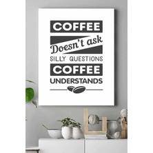 MUJGAN Postermanya (PSTER18786) Coffee Unterstands Kahve Mutfak Kanvas Tablo 21 x 30