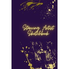 MUJGAN 'starving Artist' Sketchbook: 6"x 9" Graph Paper Sketchbook