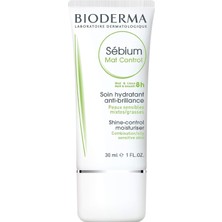 MUJGAN Bioderma Sébium Mat Control Matlaştırıcı Parlama Karşıtı Bakım Kremi Karma ve Yağlı Ciltler 30 ml