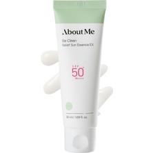 MUJGAN About Me Be Clean Relief Sun Essence Ex SPF50+ Pa++++ Uv Koruyucu Nemlendirici Güneş Kremi 50 ml