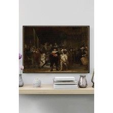 MUJGAN Postermanya (PSTER20337) The Night Watch- Gece Devriyesi - Rembrandt Sanatsal Poster 30 x 40