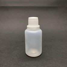 MUJGAN Şeffaf Plastik Şişe 30 Ml, Kilitli Kapaklı Şişe 30 cc x 10 Adet