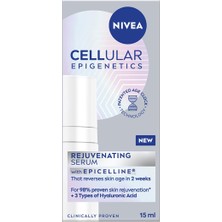 MUJGAN Nıvea Cellular Epigenetics Rejuvenating Yaşlanma Karşıtı Cilt Serumu 15ML,DOLGUNLAŞTIRICI,HYALURONIK Asit,deneme Boyu