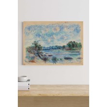 MUJGAN Postermanya (PSTER18941) Landscape At Pont Aven Auguste Renoir Sanatsal Kanvas Tablo 30 x 40