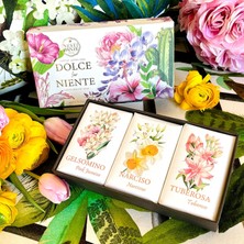MUJGAN Nesti Dante Dolce Far Niente Sabun Set 3 * 150GR |genel Bakım | Nergis ve Pembe Yasemin