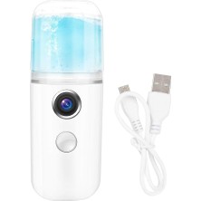 MUJGAN Nano Mist Sprey Yüz Nemlendirici ve Gözenek Açıcı, Soğuk Buhar Makinesi, Gözenek Açıcı Yüz Saunası Spreyi