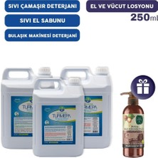 MUJGAN Turmepa Ev Temizlik Seti 6, El ve Vücut Losyonu Hediye