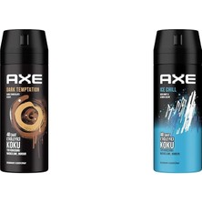 MUJGAN Axe Erkek Deodorant & Bodyspray Dark Temptation 48 Saat Etkileyici Koku (150 Ml)(2) Axe Erkek Deodorant & Bodyspray Ice Chill 48 Saat Etkileyici Koku (150 Ml)(1)