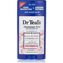 MUJGAN Dr Teal's Dr Teal's Aluminum Free Stıck Deodorant Rose & Mılk 75 G