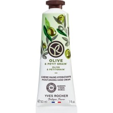 MUJGAN Yves Rocher El Kremi- Nemlendirici Besleyici Ferahlatıcı Zeytin Turunç - VEGAN-30ML