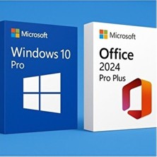 Windows 10 Pro Key + Microsoft Office 2024 Dijital Lisans – Süresiz Kullanım - 2025-2026 Ürün Anahtarı