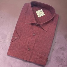 Eren Style Linen Keten Klasik %100 Cotton Kısa Kollu Terletmeyen Gömlek