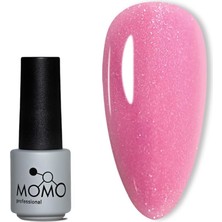 MUJGAN Momo Professional Kalıcı Oje S020 Hafif Işıltılı Şeker Pembesi 4 ml