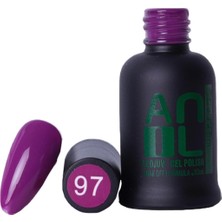 MUJGAN Anil Professional Cosmetics Kalıcı Oje Mor Renkler 10ML | Dayanıklı Kolay Uygulanan Trend Renkler | Hızlı Kuruma ve Parlaklık (Mor - 97)