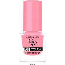 MUJGAN Golden Rose Ice Color Nail Lacquer No: 113 - Parlak Bitişli Mini Oje 6 ml