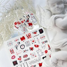 MUJGAN Stiker Arti 127 Love You - Aşk Teması