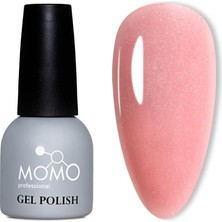 MUJGAN Momo Professional Kalıcı Oje S010 Simli Ten Pembesi 14 ml