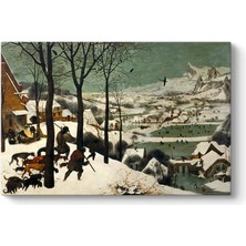 MUJGAN Tabloshop Pieter Brueghel - Karda Avcılar Kanvas Tablo 125 x 80