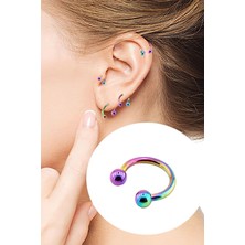 MUJGAN 2 Adet Hologramlı C Piercing, Görseldeki Renk