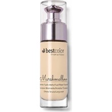 MUJGAN Best Сolor Il Make Up Italıano Fuild Matte Marshmallow A03 Moka Ton Likit Fondöten